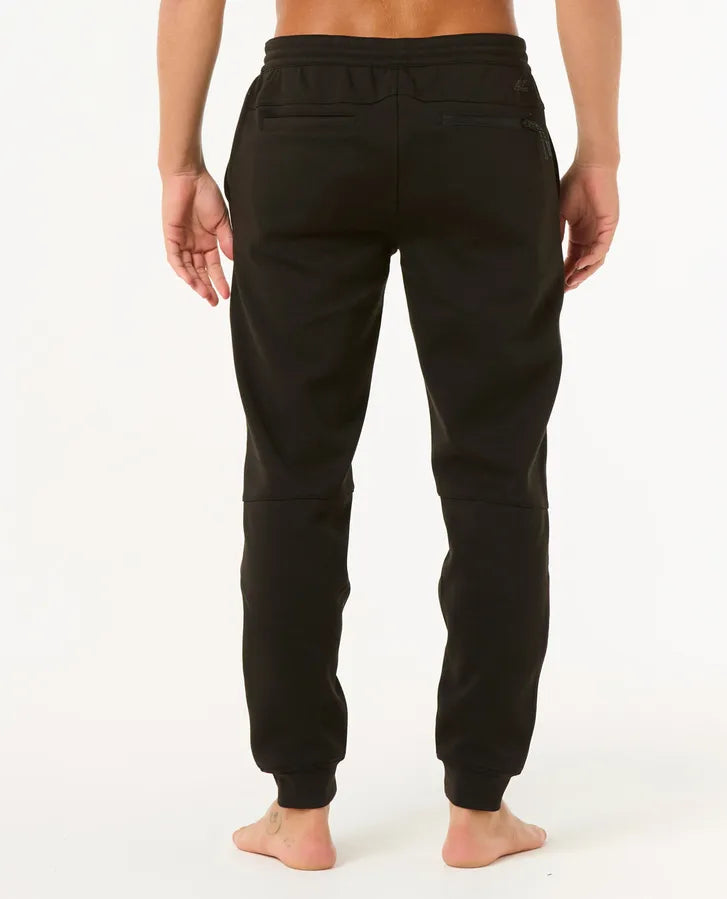 RIP CURL ANTI SERIES DEPARTED TRACK PANT - BLACK