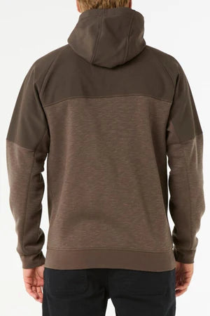 RIP CURL ANTI SERIES VIRAL ZIP THRU - DEEP ROCK