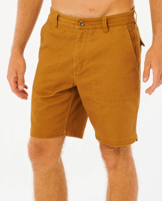 RIP CURL ATLAS WALKSHORT - GOLD