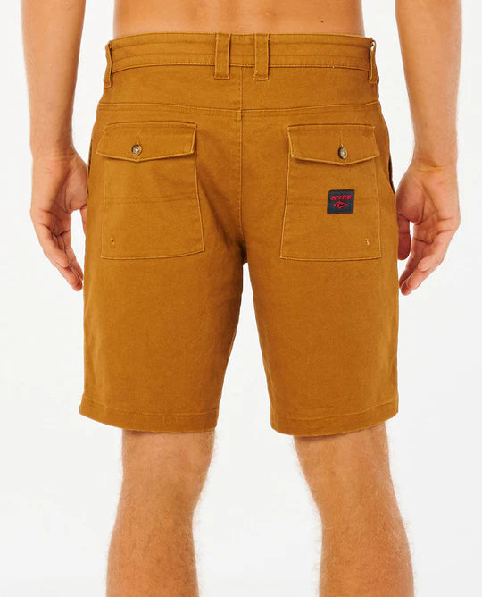 RIP CURL ATLAS WALKSHORT - GOLD