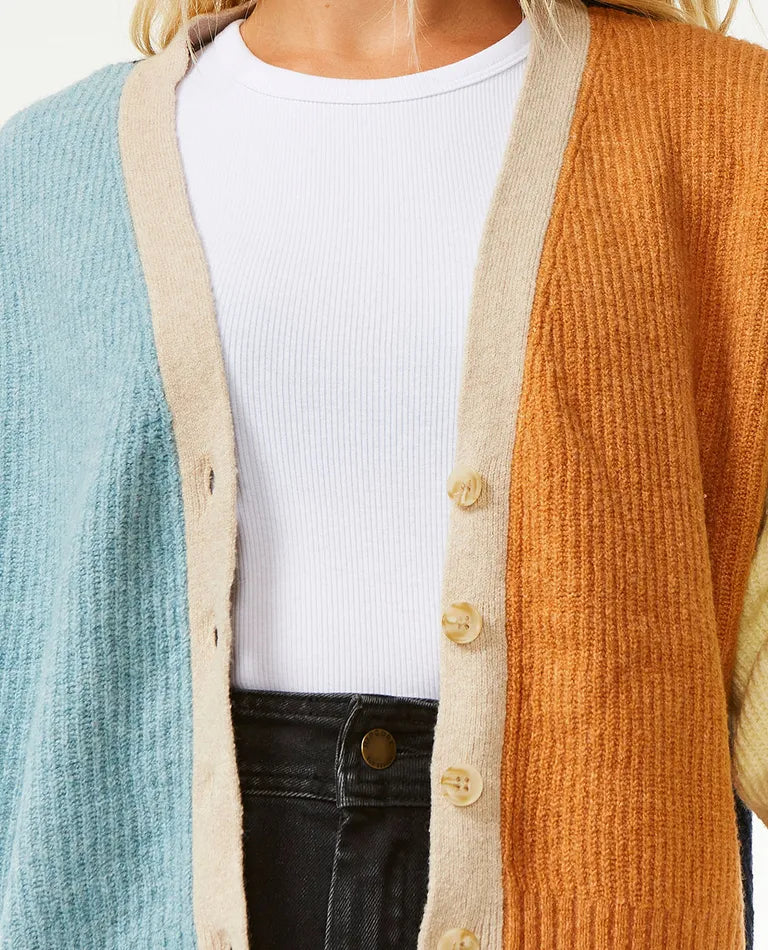 RIP CURL BLOCK PARTY CARDIGAN