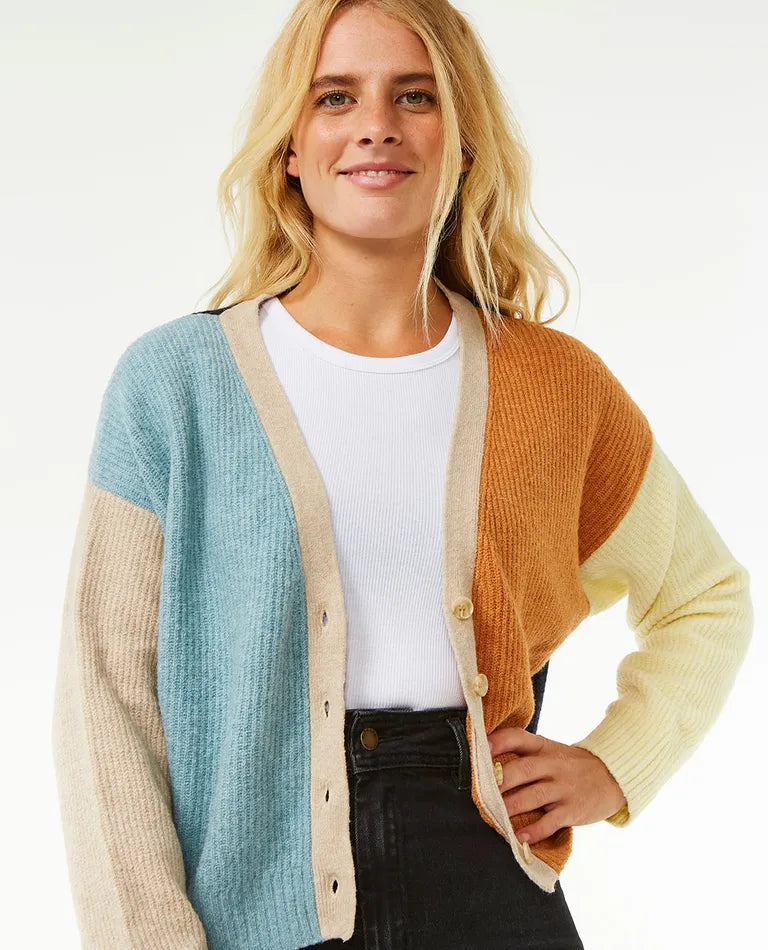 RIP CURL BLOCK PARTY CARDIGAN