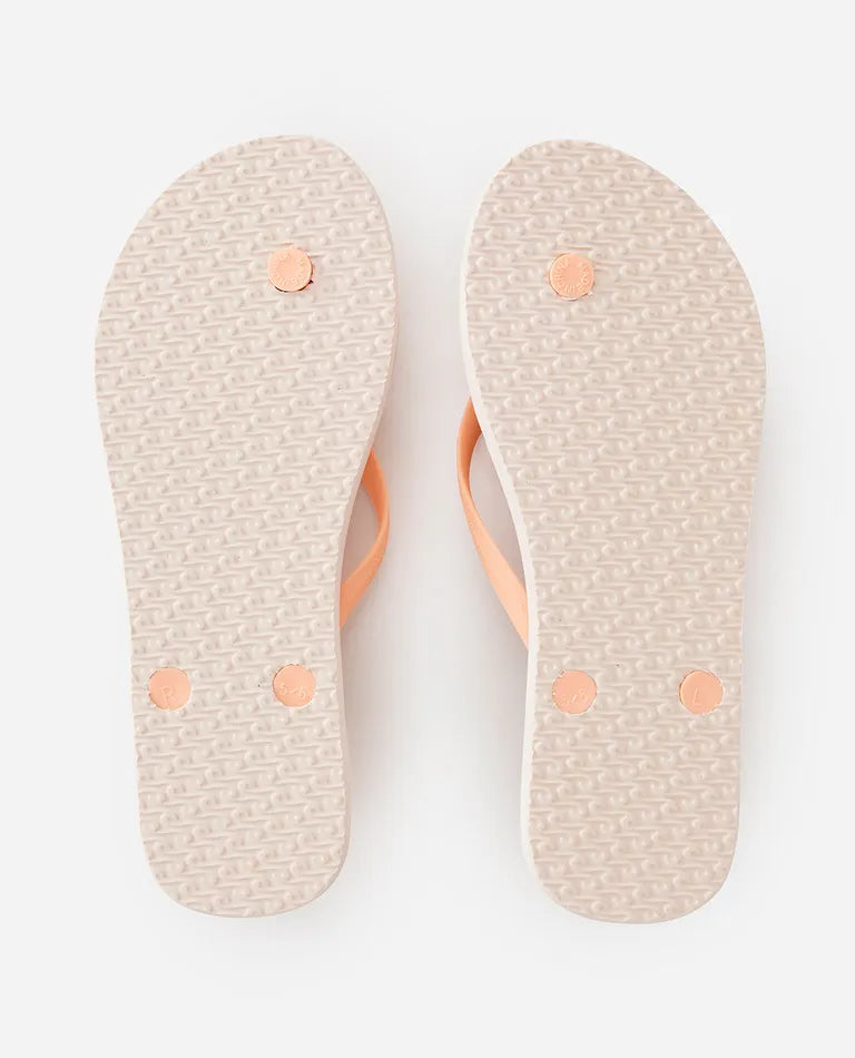 RIP CURL BLOCK PARTY BLOOM THONGS - BRIGHT
