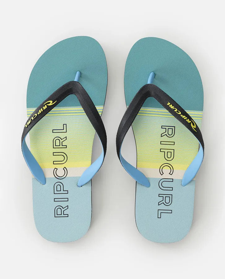 RIP CURL BREAKERS BLOOM OPEN TOE SANDALS - BLUE LAGOON