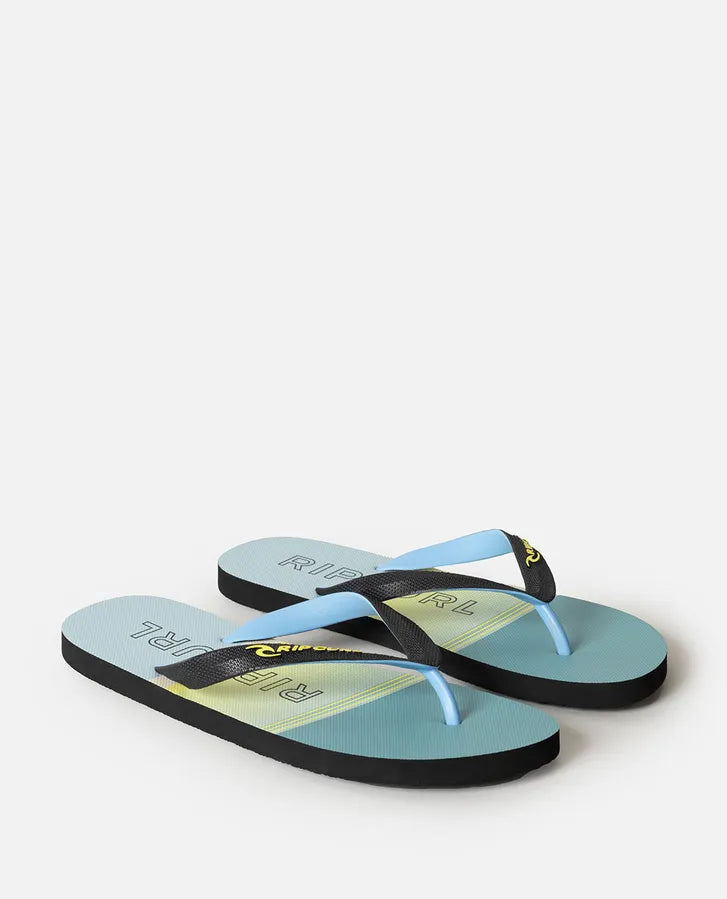 RIP CURL BREAKERS BLOOM OPEN TOE SANDALS - BLUE LAGOON