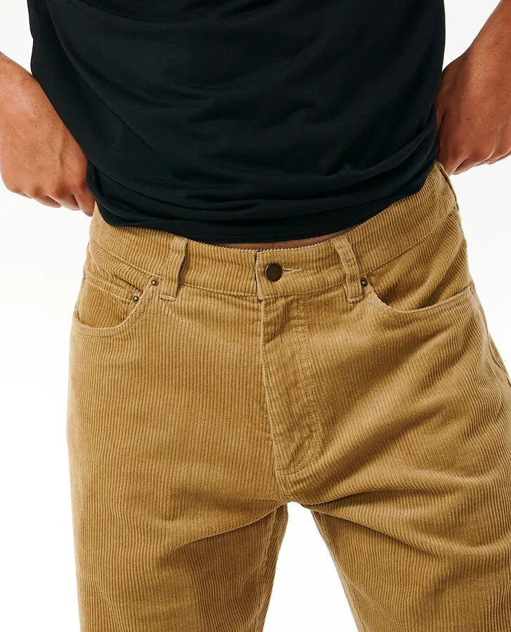 RIP CURL CLASSIC SURF CORD PANT -  DARK KHAKI