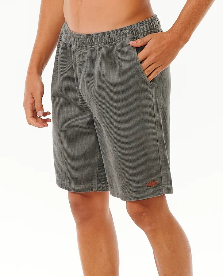 RIP CURL CLASSIC SURF CORD VOLLEY - CHARCOAL GREY