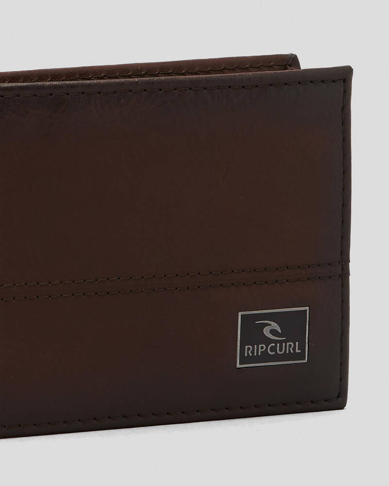RIP CURL CORPAWATU ICON PU SLIM - BLACK/TAN