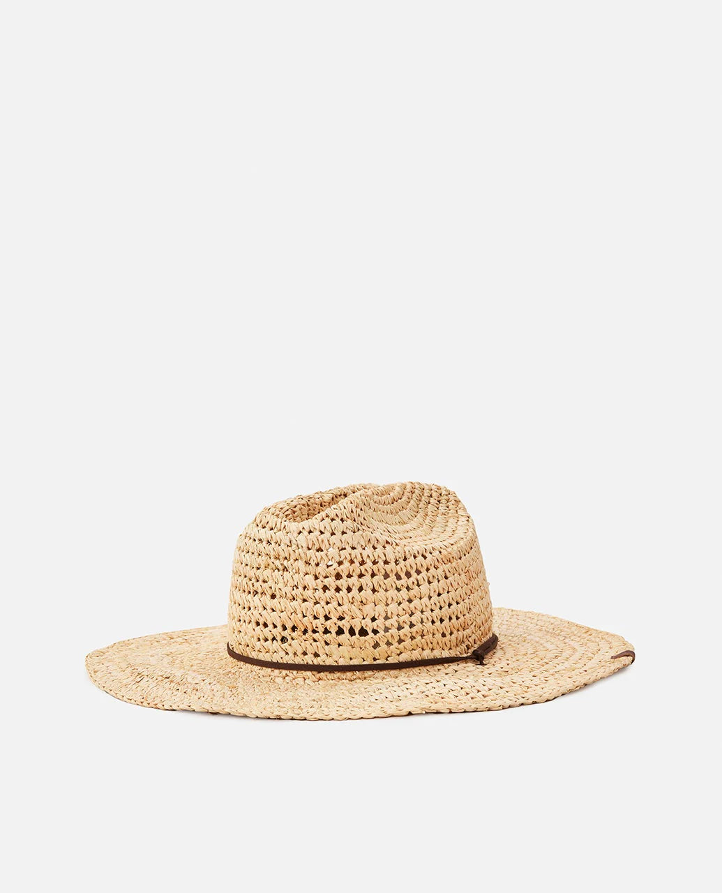 RIP CURL CRUSHABLE STRAW COWGIRL HAT - NATURAL