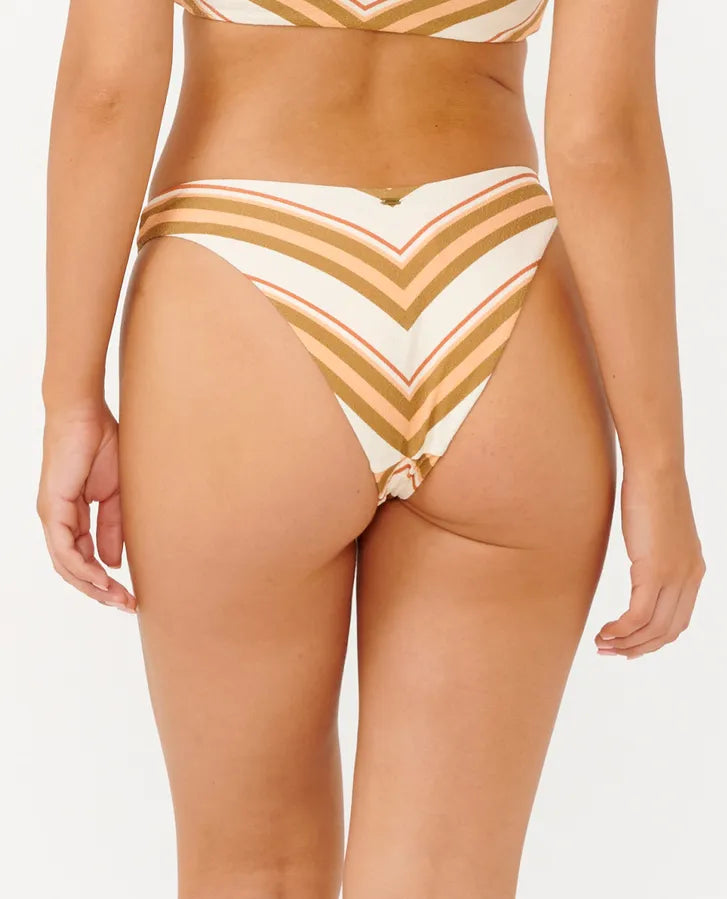 RIP CURL CATALINA STRIPE HIGH CHEEKY