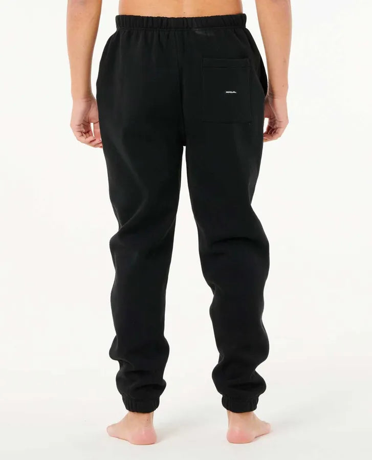 RIP CURL DOSED UP TRACK PANT - SOLID BLACK