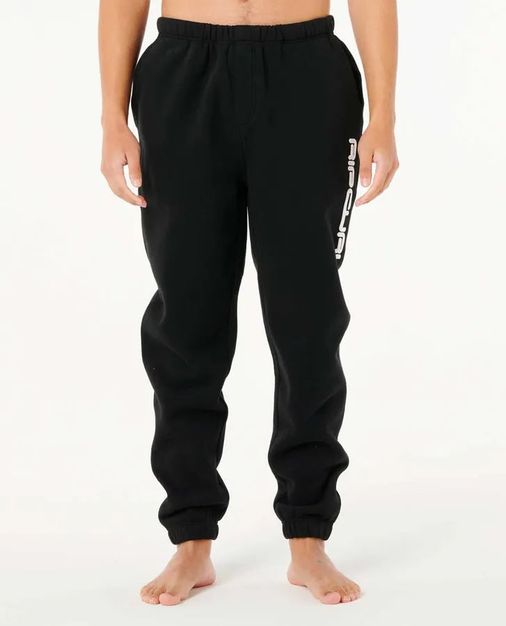 RIP CURL DOSED UP TRACK PANT - SOLID BLACK