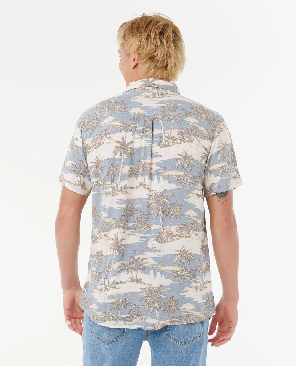 RIP CURL DREAMER BARREL KILLA SHORT SLEEVE - BLUEFIN