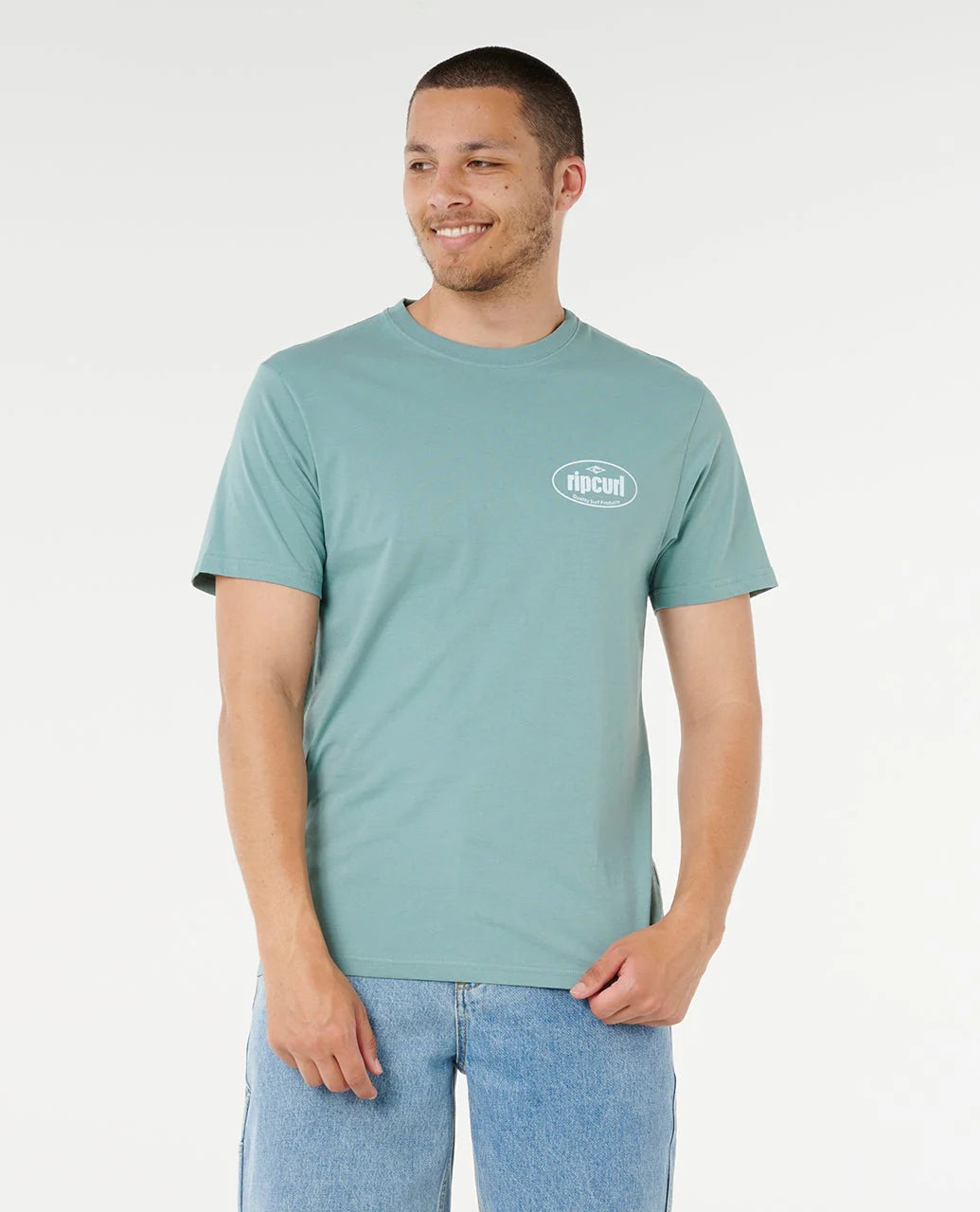 RIP CURL EVERYDAY TEE - BLUE LAGOON