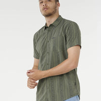 RIP CURL FUN TIME S/S SHIRT - CACTUS GREEN