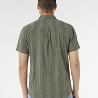 RIP CURL FUN TIME S/S SHIRT - CACTUS GREEN