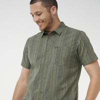 RIP CURL FUN TIME S/S SHIRT - CACTUS GREEN