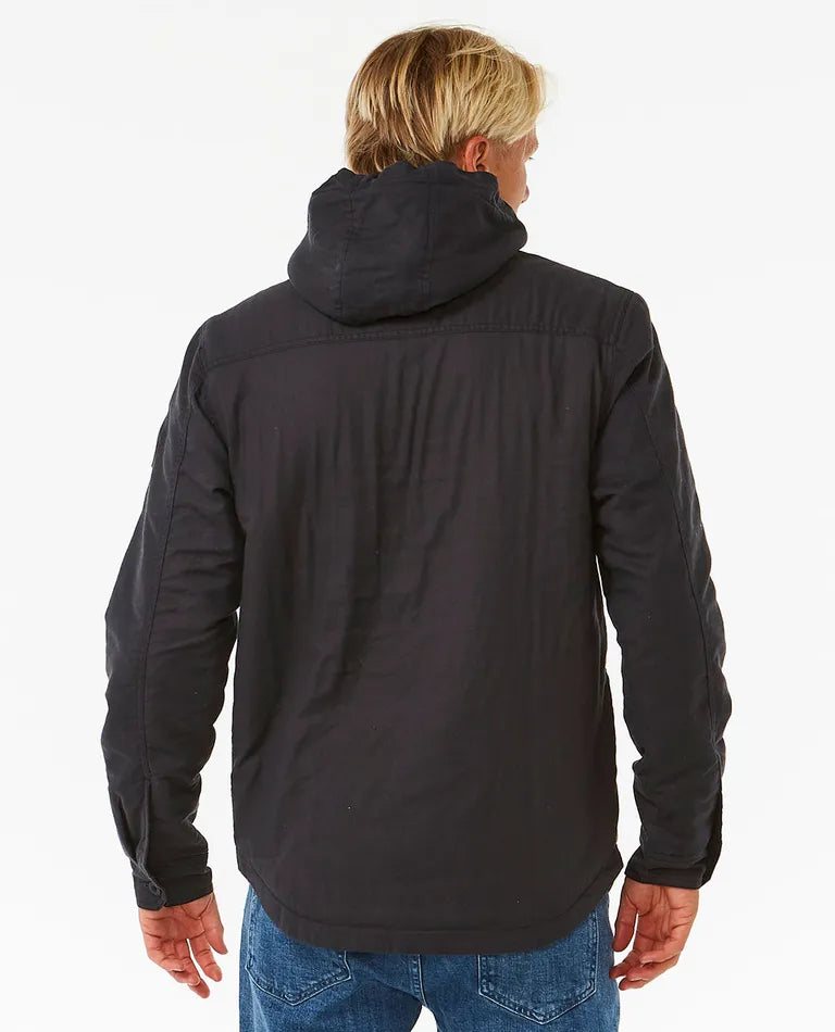 RIP CURL GIBBOS JACKET - WASHED BLACK