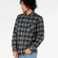 RIP CURL GRINNERS FLANNEL - DARK GREY