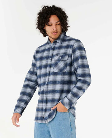 RIP CURL GRINNERS FLANNEL - NAVY