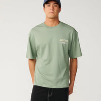 RIP CURL HERITAGE ICON TEE - SAGE