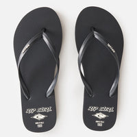RIP CURL ICONS OF SURF BLOOM OPEN TOE - BLACK