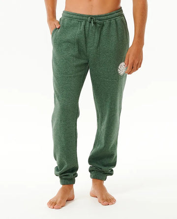 RIP CURL ICONS OF SURF TRACK PANTS- OLIVE MARLE