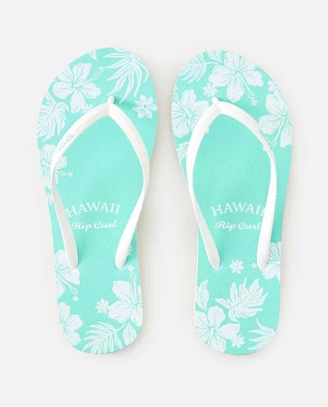 RIP CURL MIXED BLOOM OPEN TOE - AQUA HAWAII
