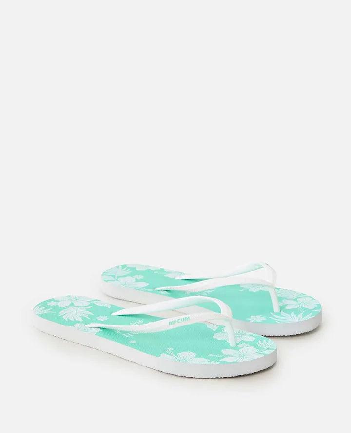 RIP CURL MIXED BLOOM OPEN TOE - AQUA HAWAII