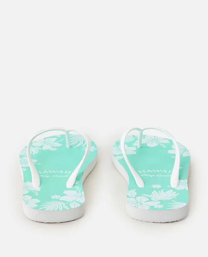 RIP CURL MIXED BLOOM OPEN TOE - AQUA HAWAII