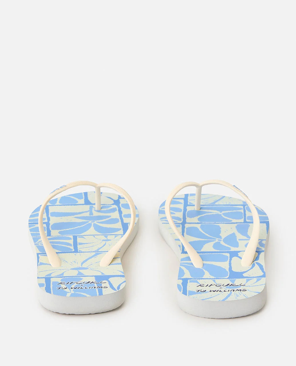 RIP CURL MIXED BLOOM OPEN TOE - BLUE/WHITE