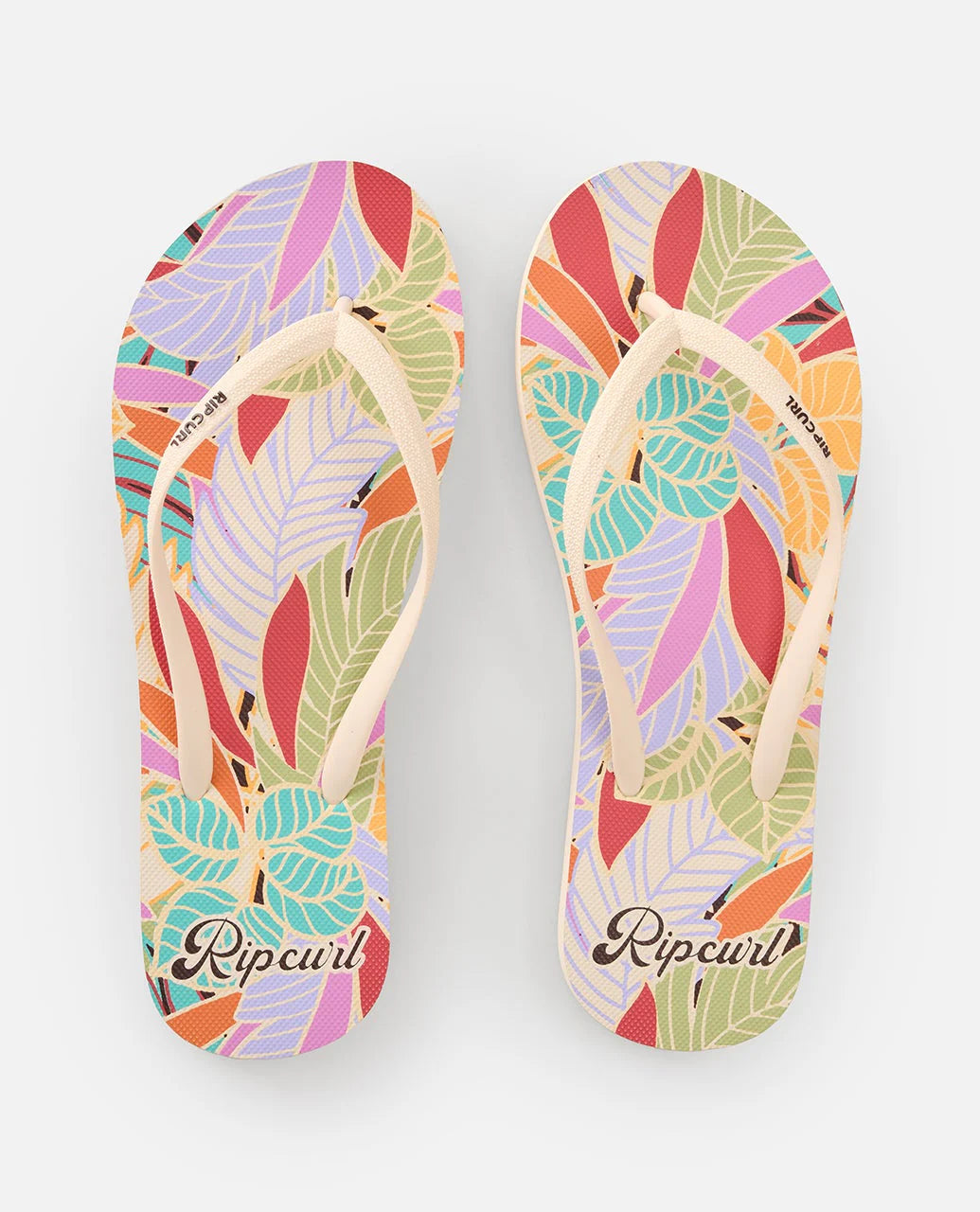 RIP CURL MIXED BLOOM OPEN TOE - DARK CHOCOLATE