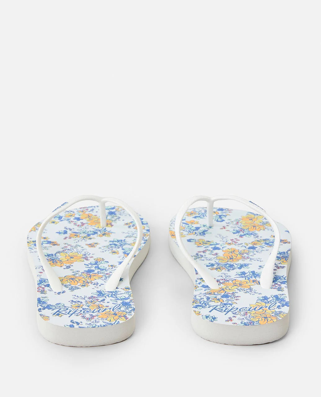 RIP CURL MIXED BLOOM OPEN TOE - WHITE/YELLOW