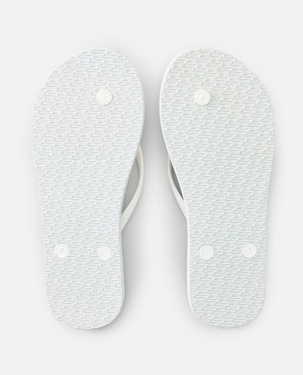 RIP CURL MIXED BLOOM OPEN TOE - WHITE/YELLOW