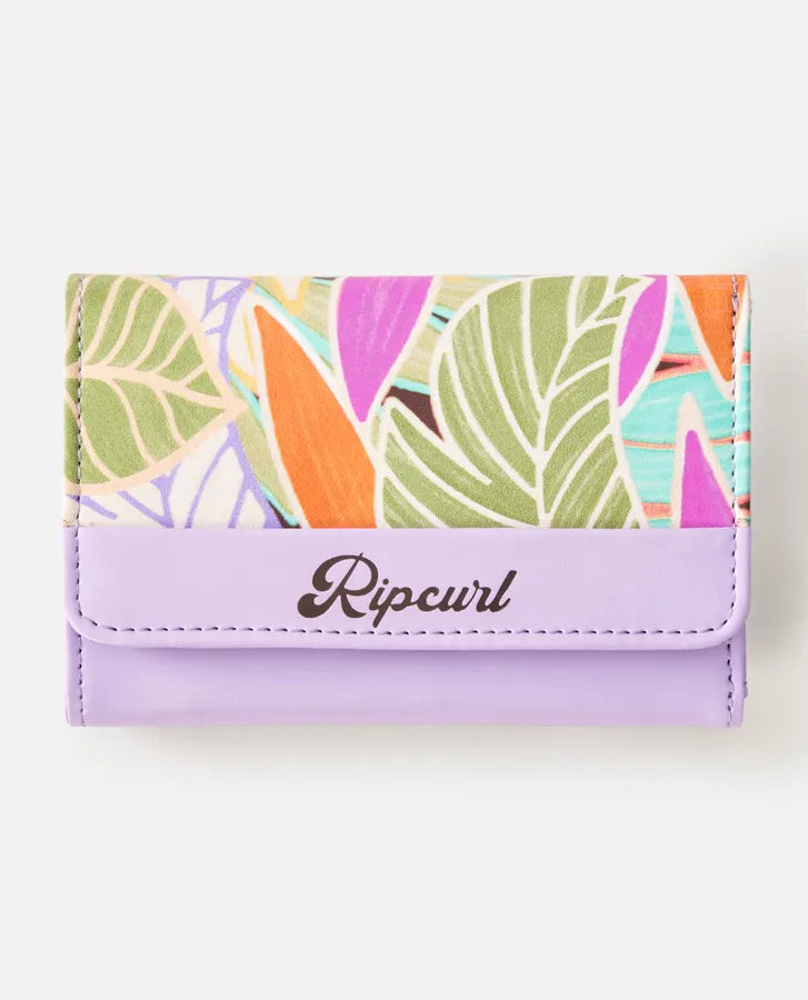 RIP CURL MIXED FLORAL MID WALLET - LILAC