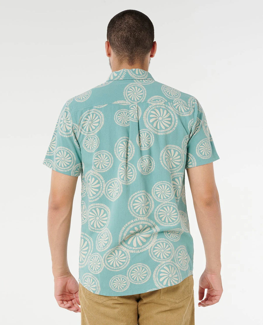 RIP CURL MOD CALI S/S SHIRT - AQUA