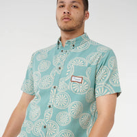 RIP CURL MOD CALI S/S SHIRT - AQUA