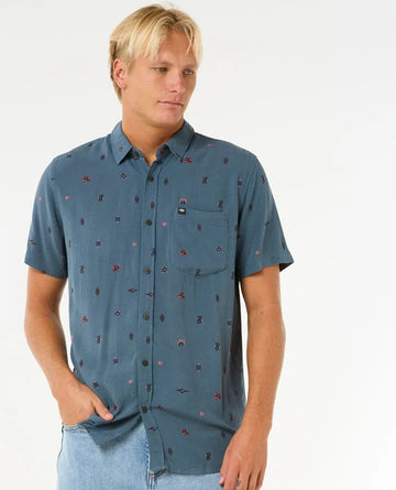 RIP CURL MAX ENERGY S/S SHIRT PINE NIGHT