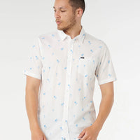 RIP CURL PARADISE PALMS SHORT SLEEVE SHIRT - BONE