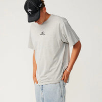 RIP CURL PILL ICON TEE - GREY MARBLE