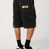 RIP CURL S-SERIES DENIM CARGO 22" - WASHED BLACK