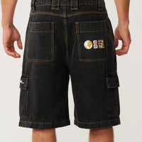 RIP CURL S-SERIES DENIM CARGO 22" - WASHED BLACK