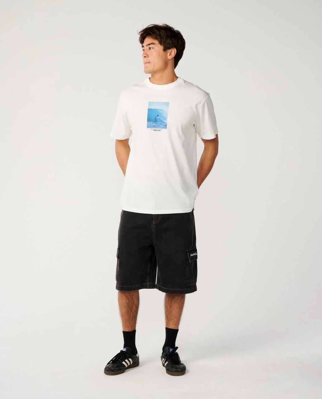 RIP CURL S-SERIES DENIM CARGO 22" - WASHED BLACK