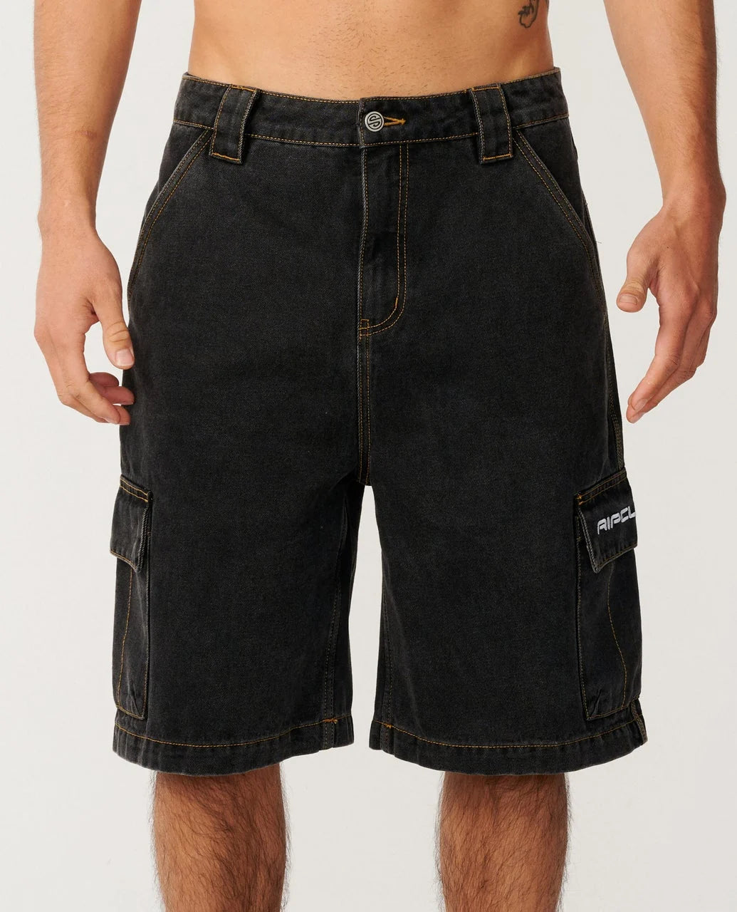 RIP CURL S-SERIES DENIM CARGO 22" - WASHED BLACK