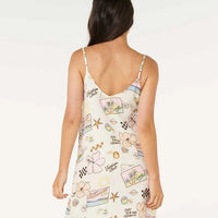 RIP CURL SUNSET LUAU MINI DRESS - OFF WHITE