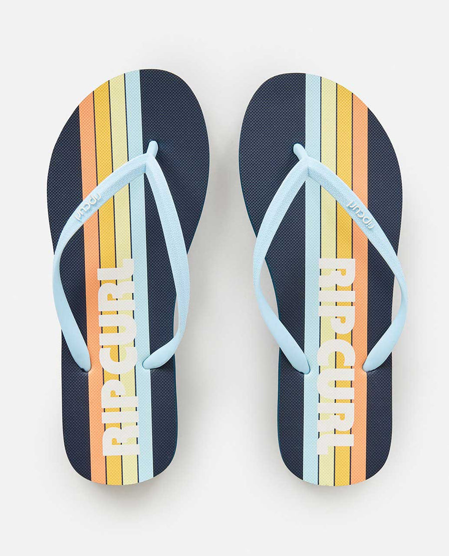 RIP CURL SURF REVIVAL BLOOM OPEN TOE NAVY WOMENS
