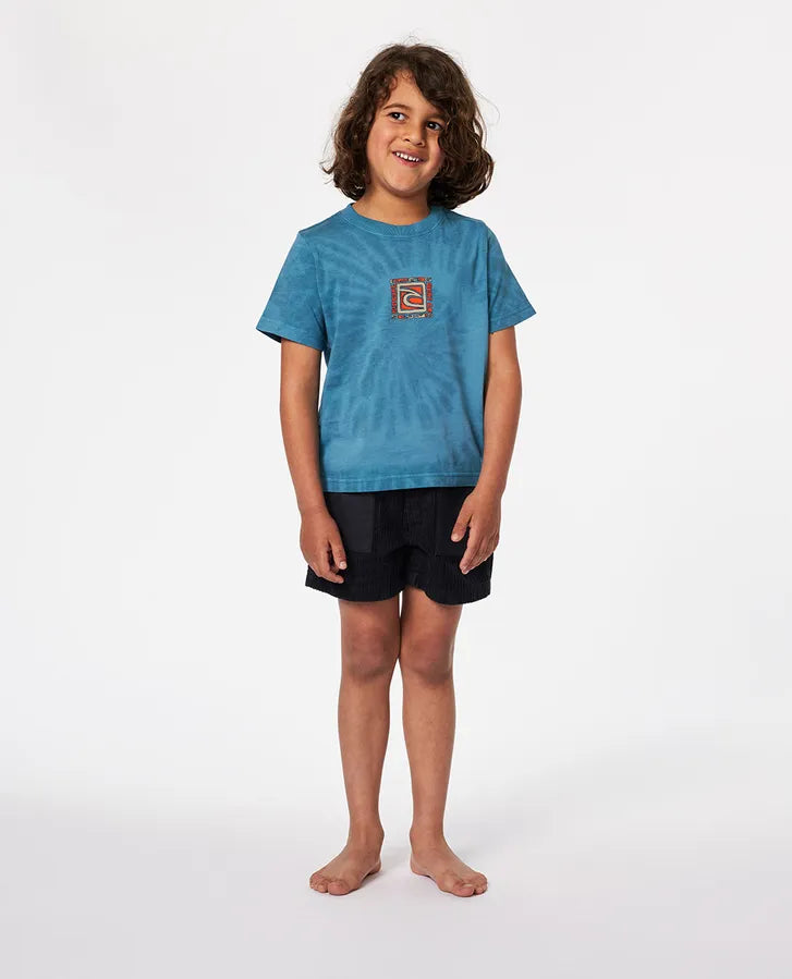 RIP CURL TUBE TIE DYE TEE - OCEAN