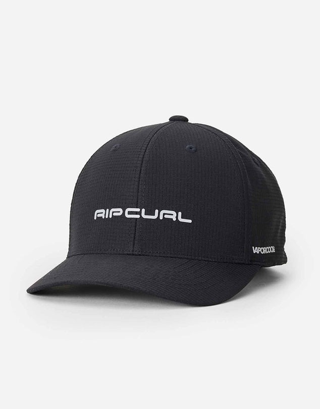 RIP CURL VAPORCOOL FLEXFIT CAP - BLACK