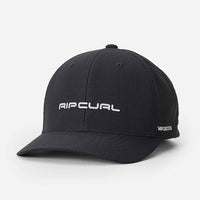 RIP CURL VAPORCOOL FLEXFIT CAP - BLACK
