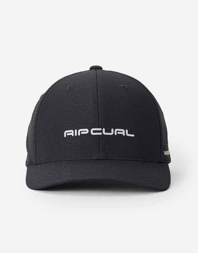 RIP CURL VAPORCOOL FLEXFIT CAP - BLACK